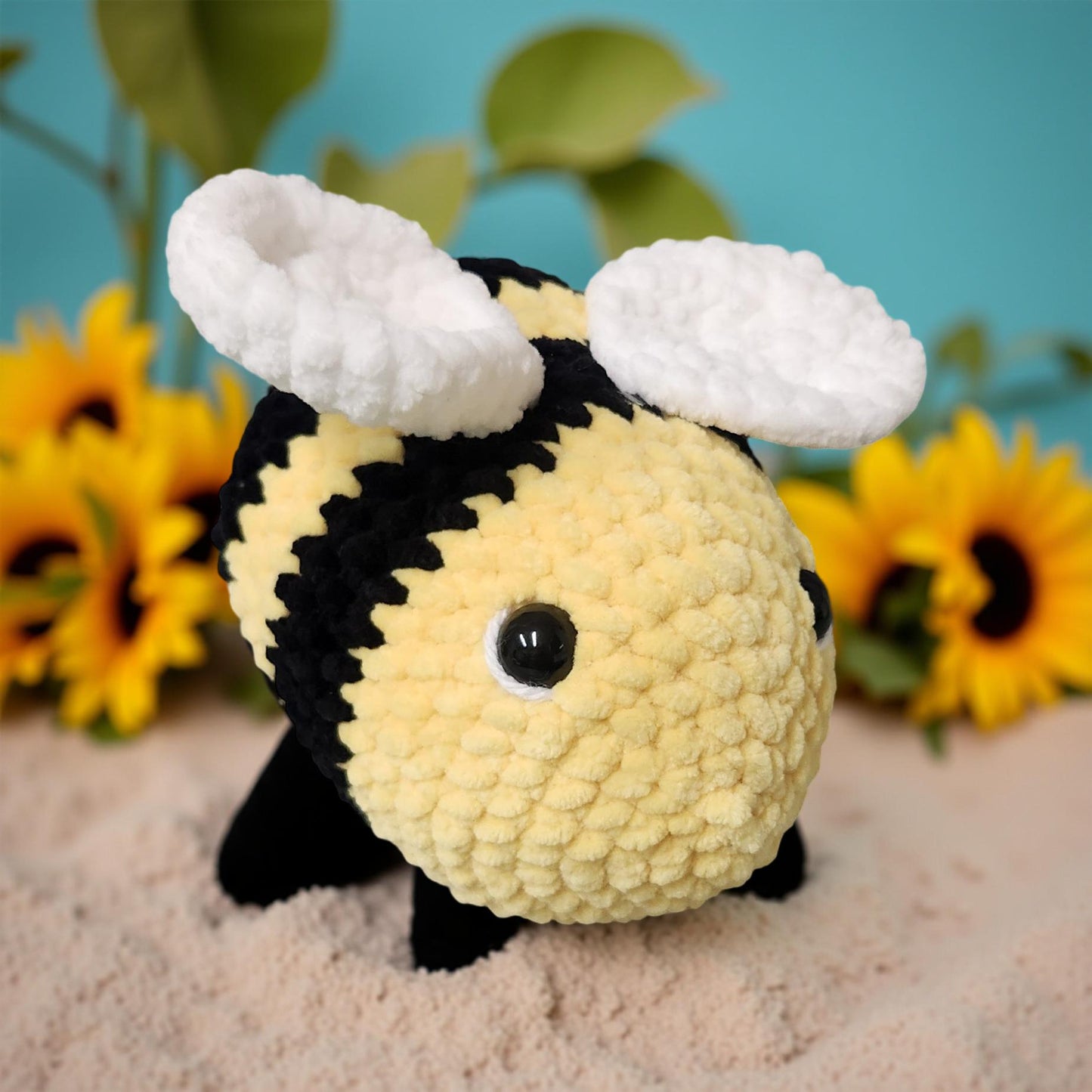 Handmade Crochet Stuffed Animals – Bee, Chicken, Goose & Dog