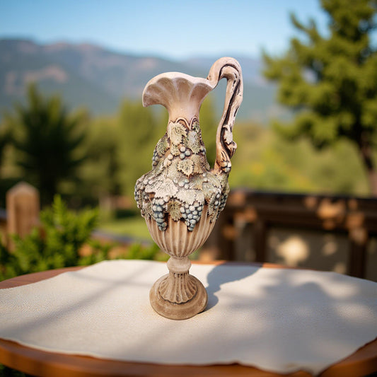 Rare Vintage Arnels Majolica Pitcher - Collectible Ceramic Ewer