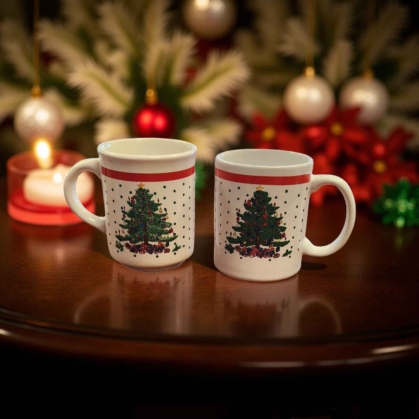 Vintage Christmas Mugs