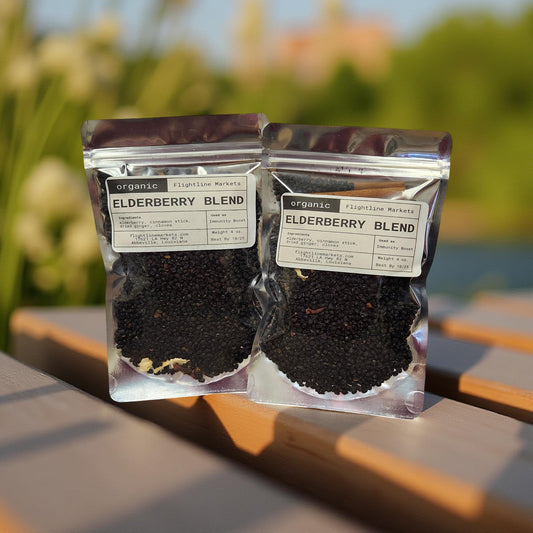 Organic Elderberry Blend Tea - Immune-Boosting Herbal Infusion