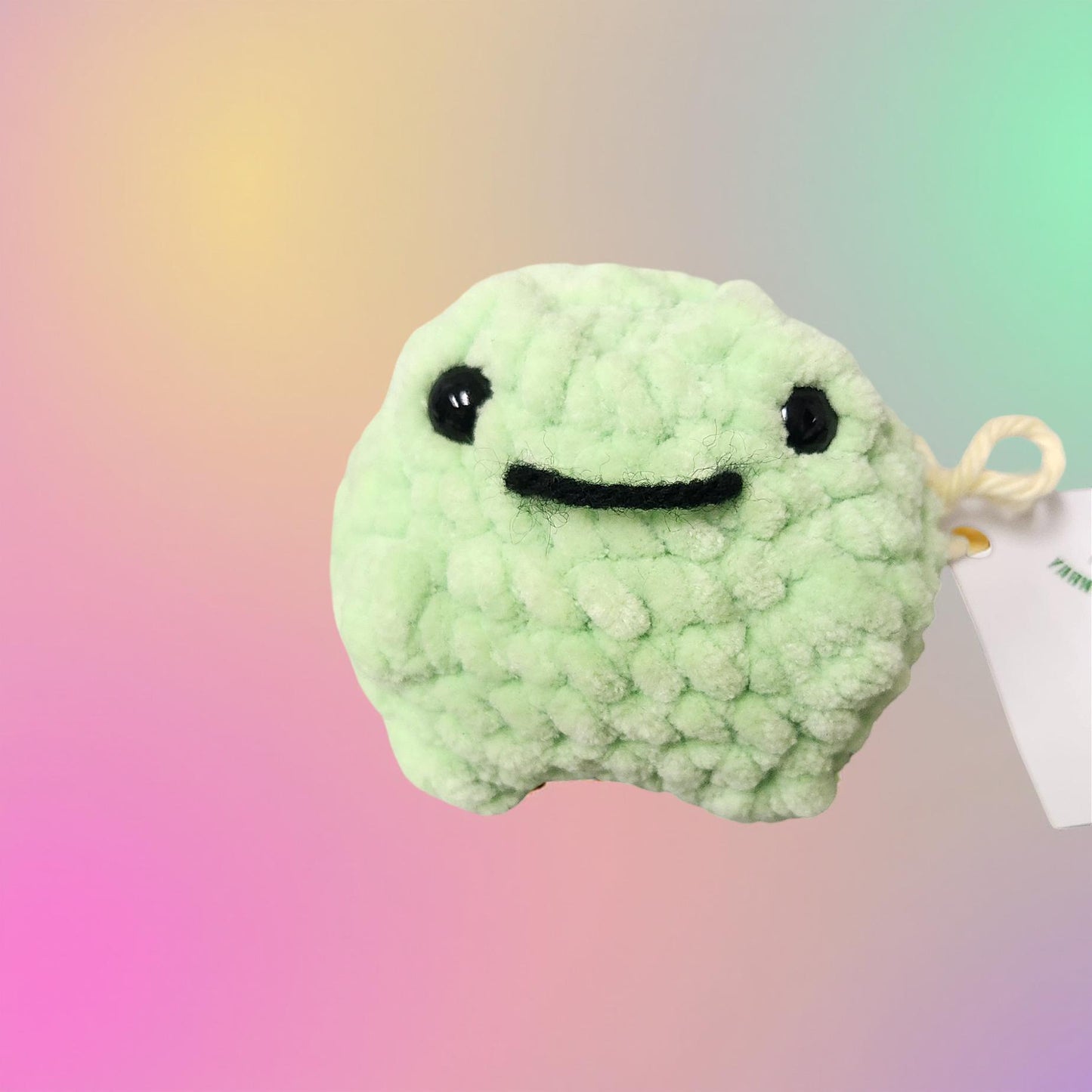 Small Handmade Crochet Frog and Duck Plushies