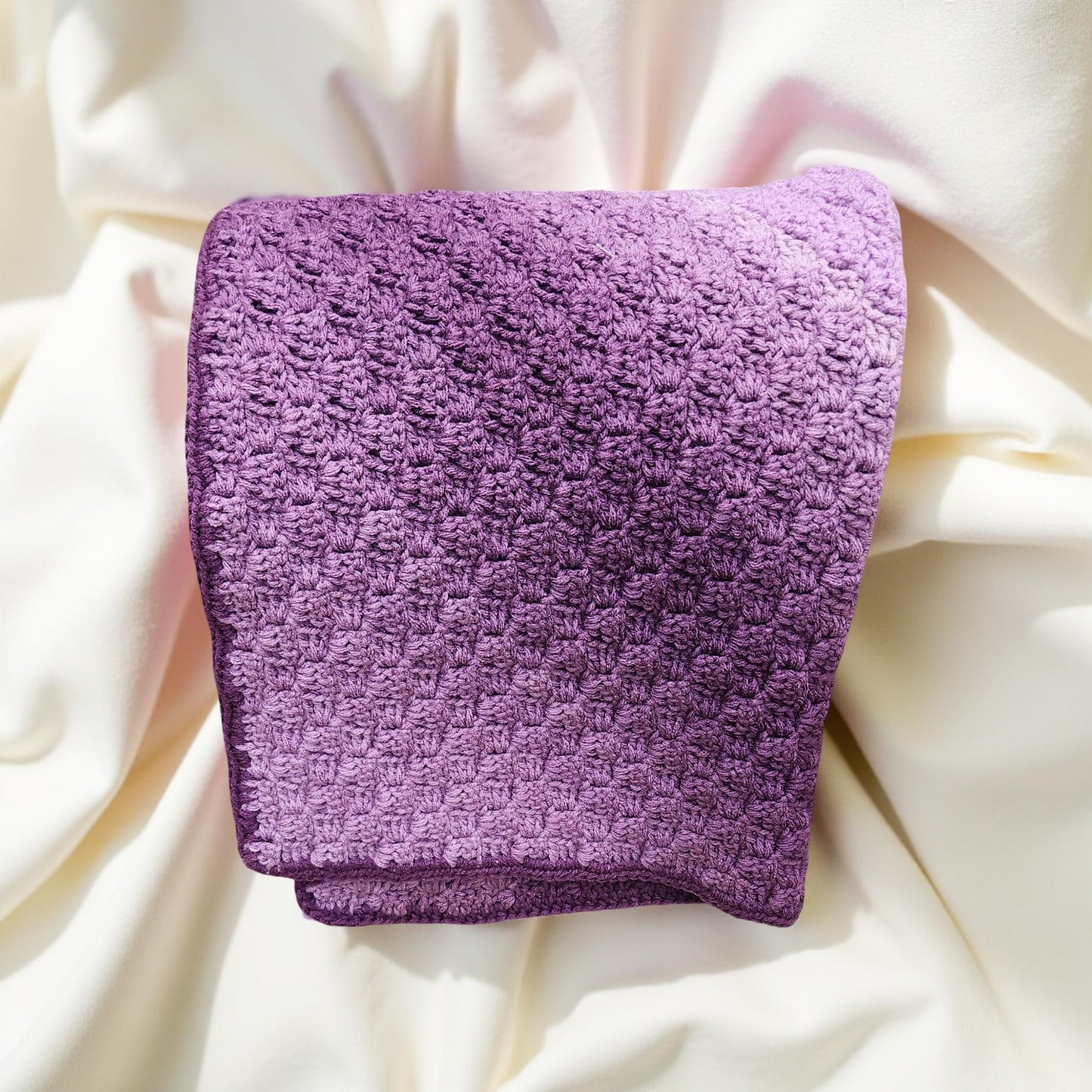 Handmade Crochet Baby Blanket - Soft & Cozy Newborn Gift