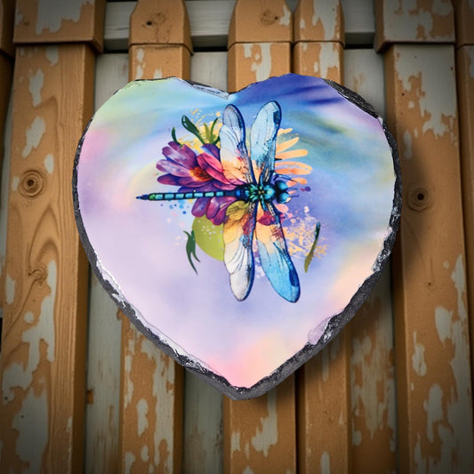 Dragonfly Decorative Slate - Beautiful Memorial Sign