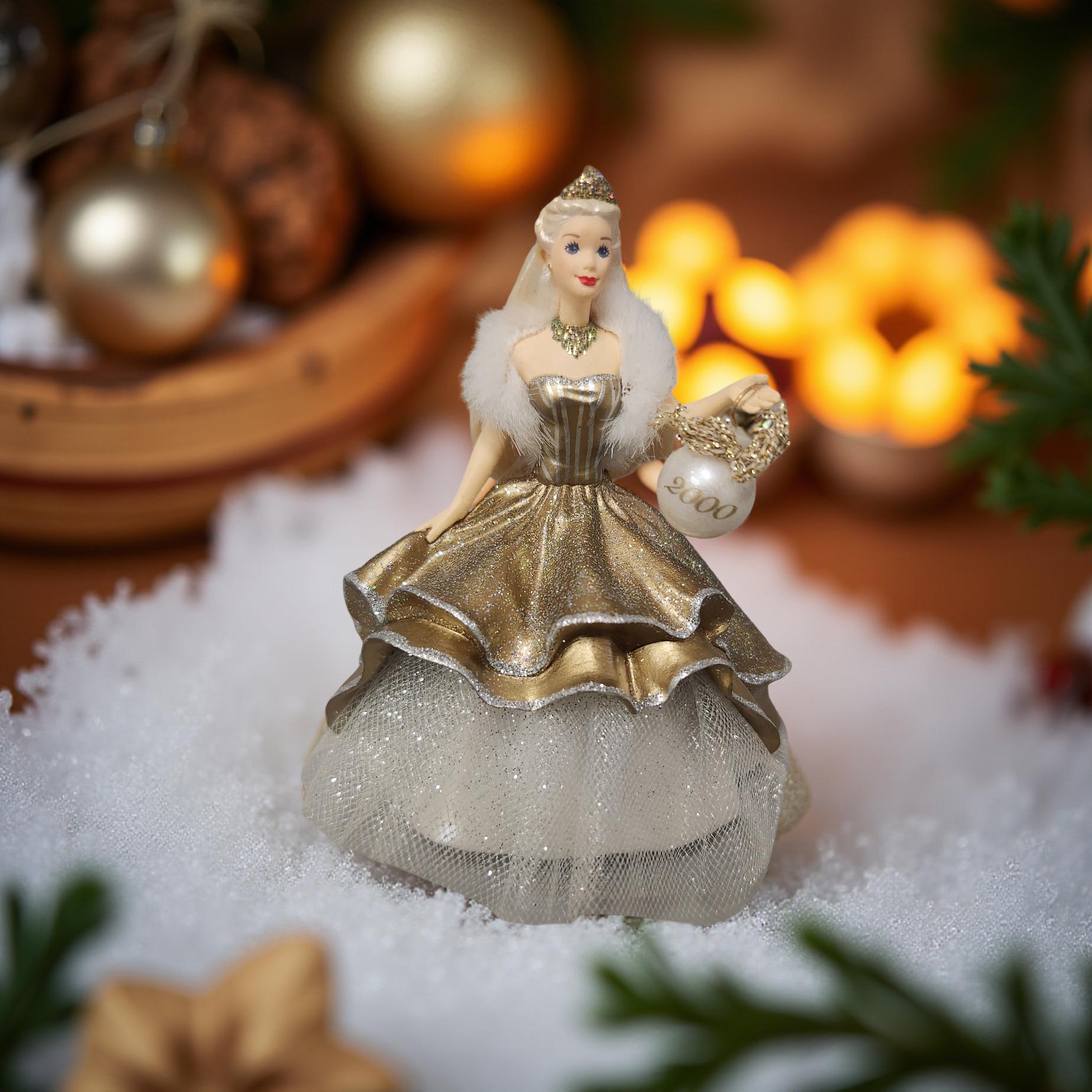 2000 Collectible Barbie Holiday Ornament Hallmark Collection 2000-collectible-barbie-holiday-ornament-hallmark-collection