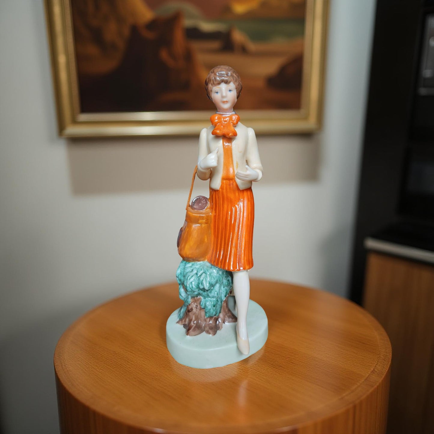Retro Lady Suzette Tupperware Porcelain Figurine