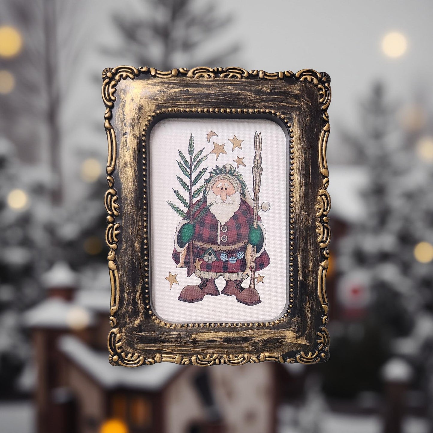 Santa Holiday Art