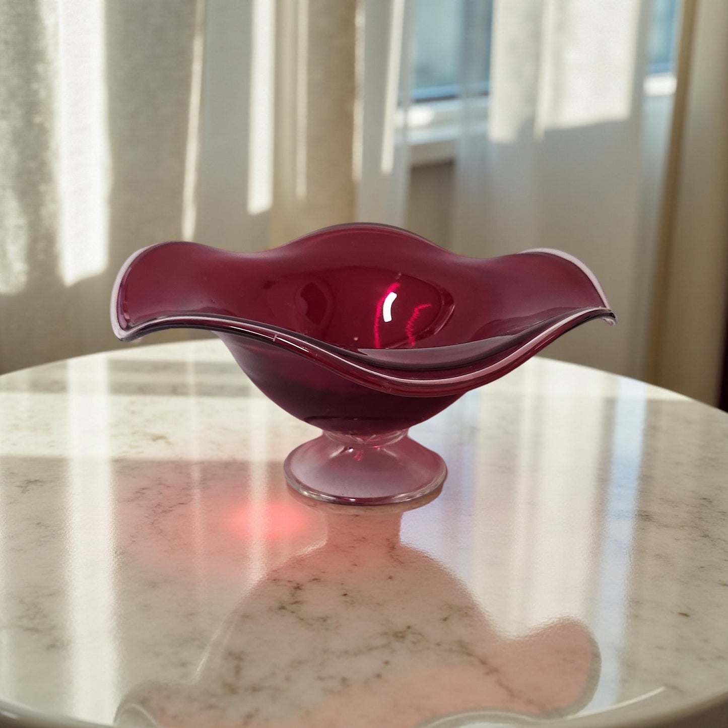 Vintage Ruby Red Glassware