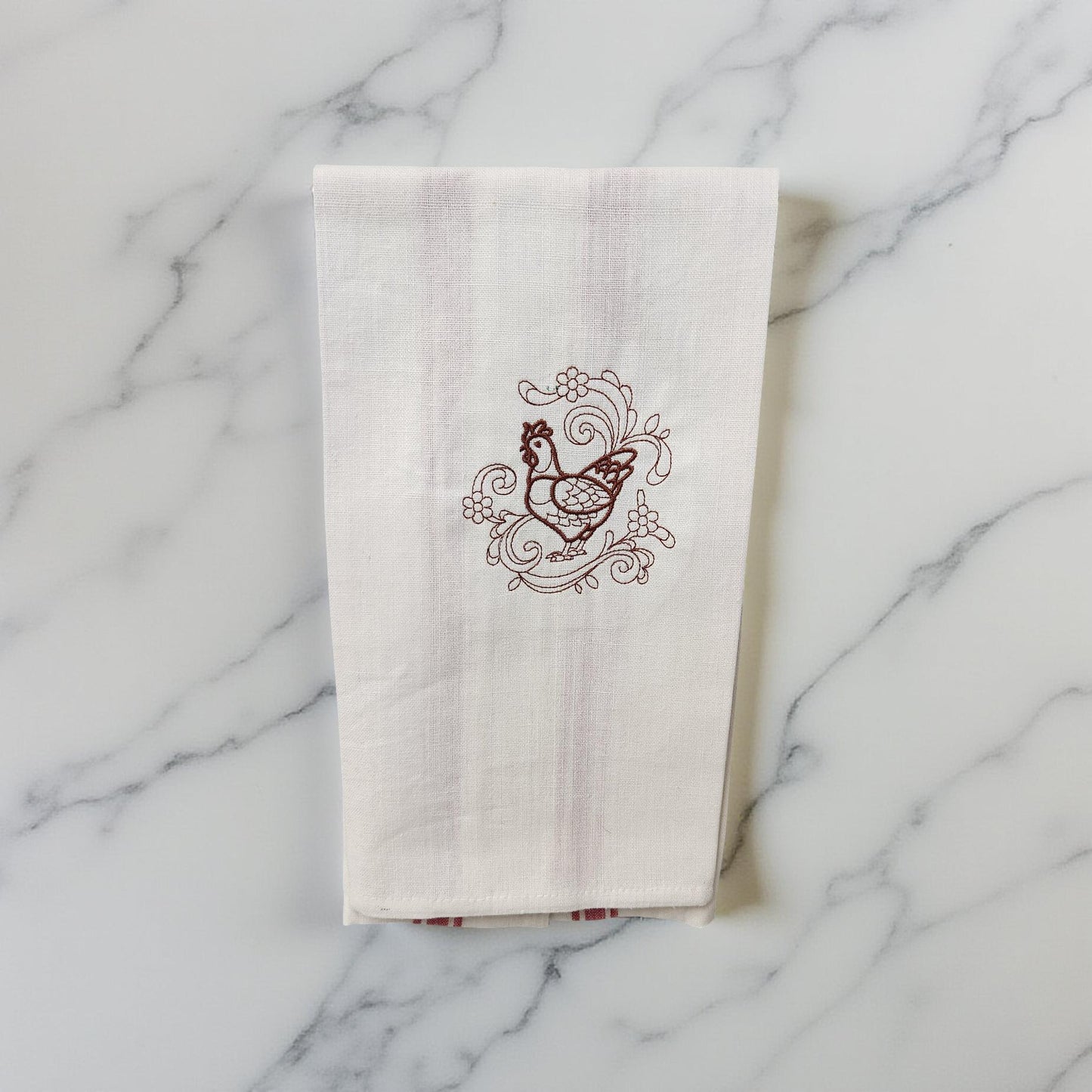 Hand-Crafted Embroidered Fall and Thanksgiving Hand Towels