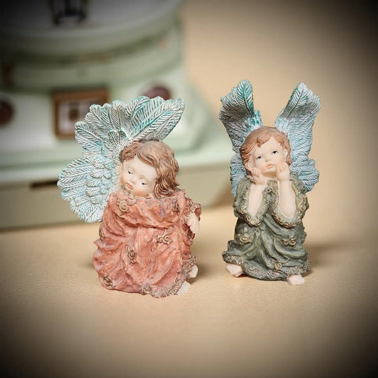 6" Resin Angel Figurines