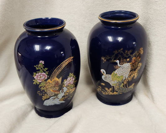 Vintage Cobalt Blue ARDCO Vase - Made in Japan