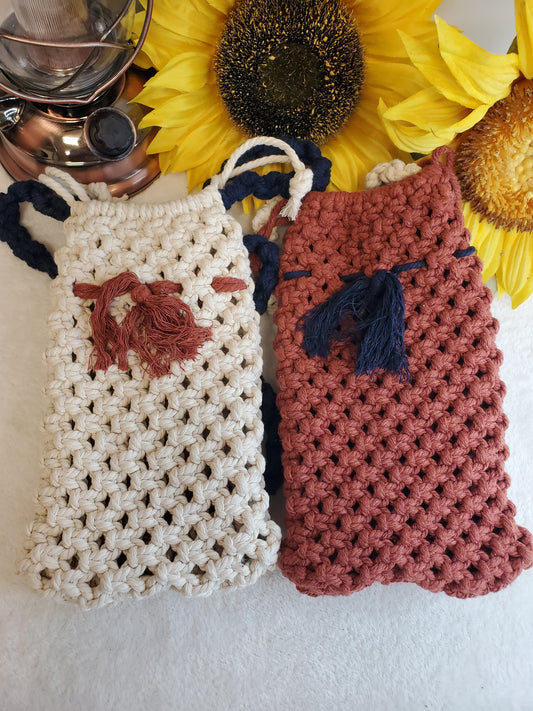 Macrame Cross Body Purse