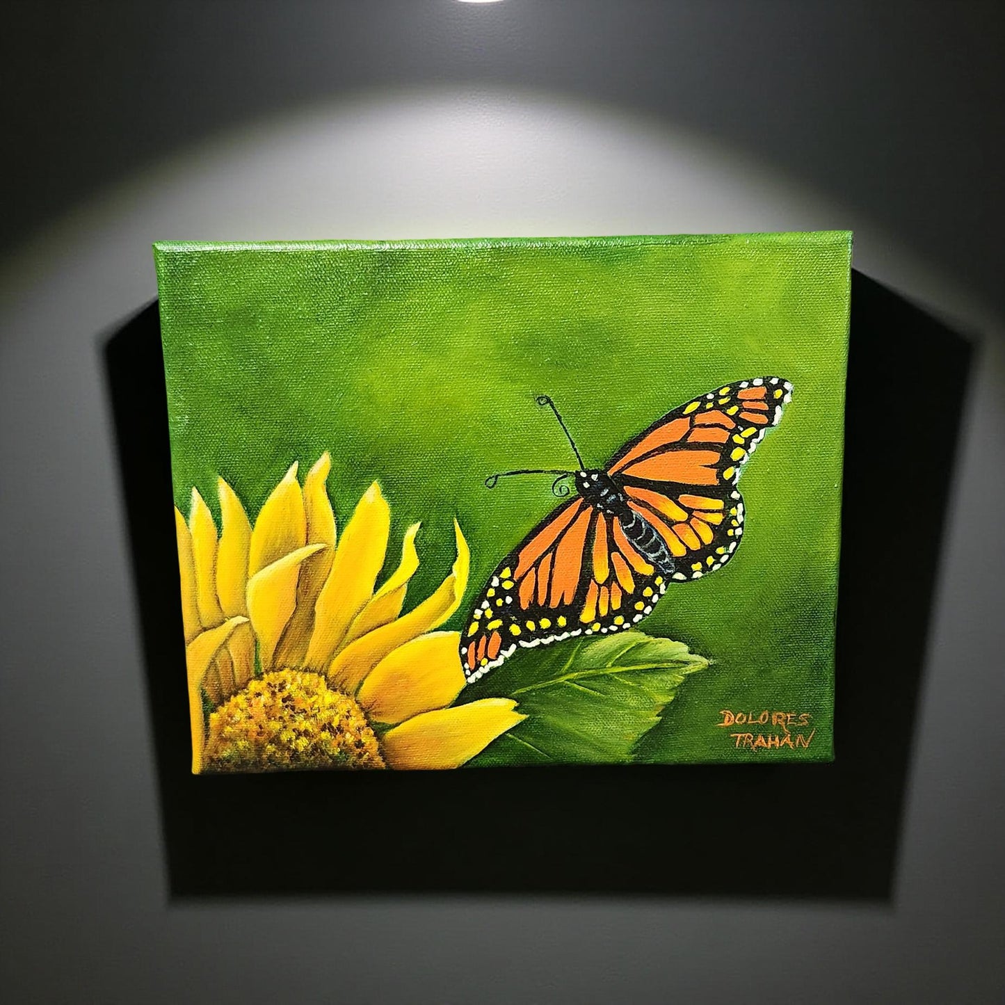 Original Sunflower Oil Painting by Delores Trahan | Nature Inspired Art