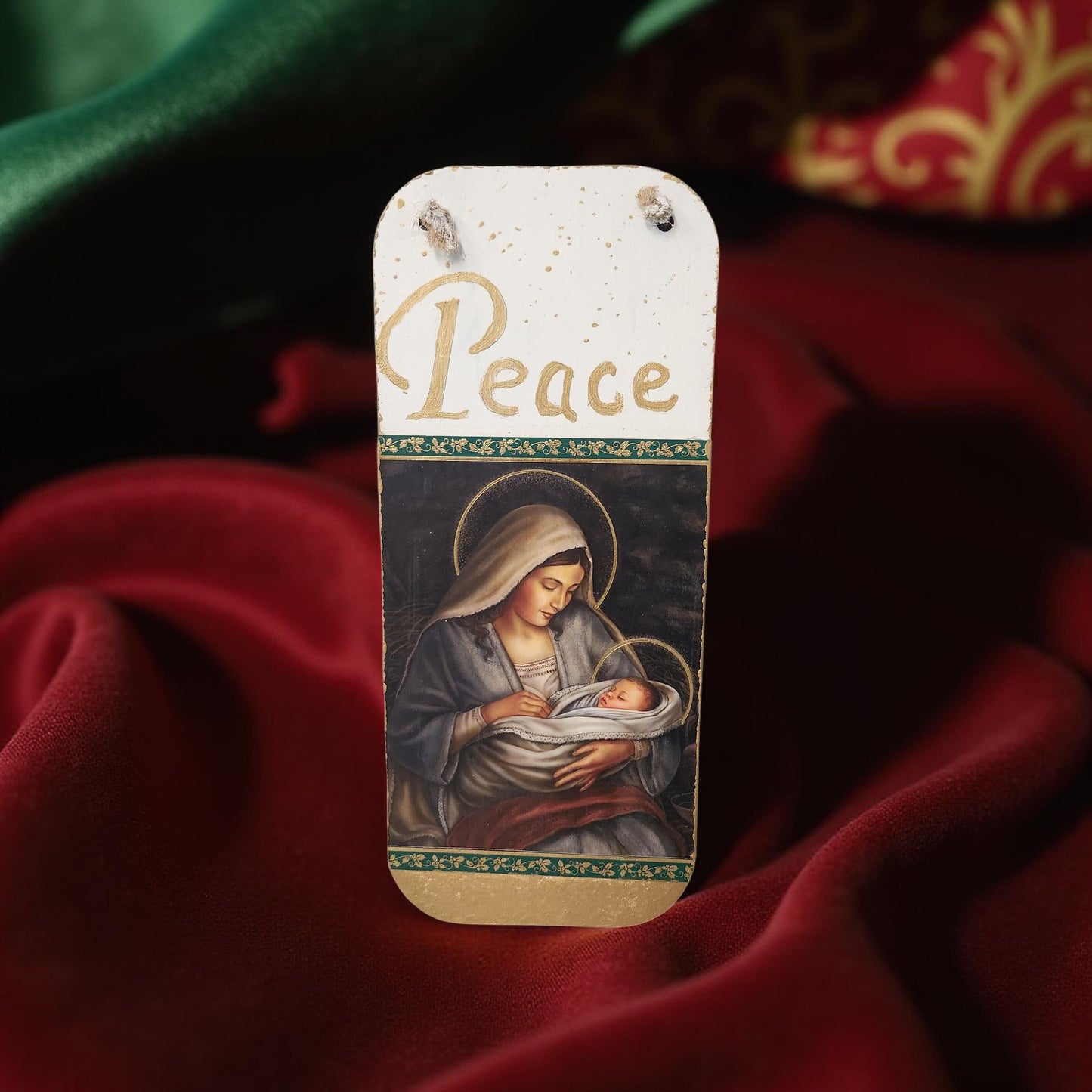 Handmade Wall Art Mary and Jesus