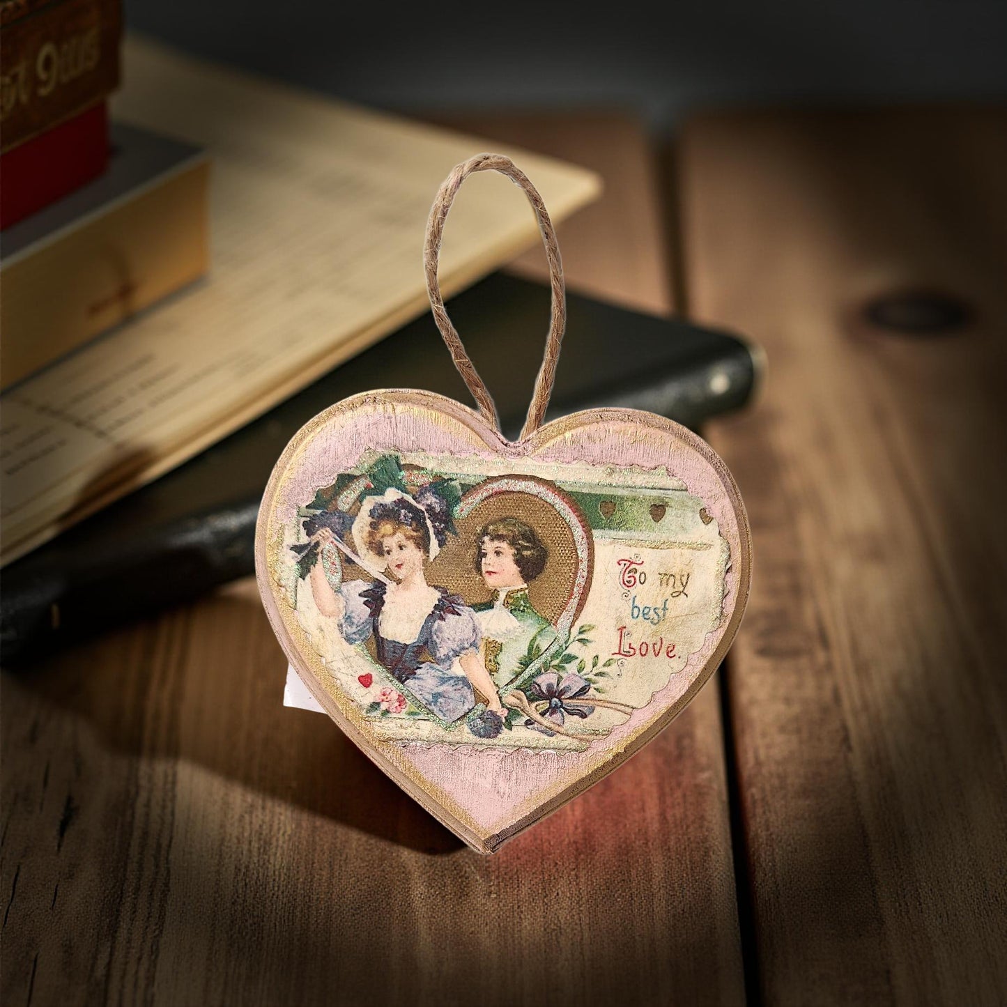 💘 Handmade Heart-Shaped Valentine Ornaments