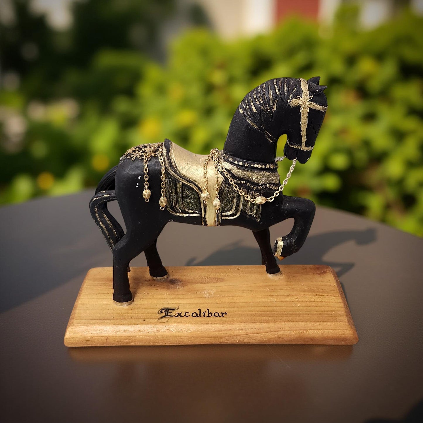 Hand-Carved Wooden Horse Figurines – Toy & Décor