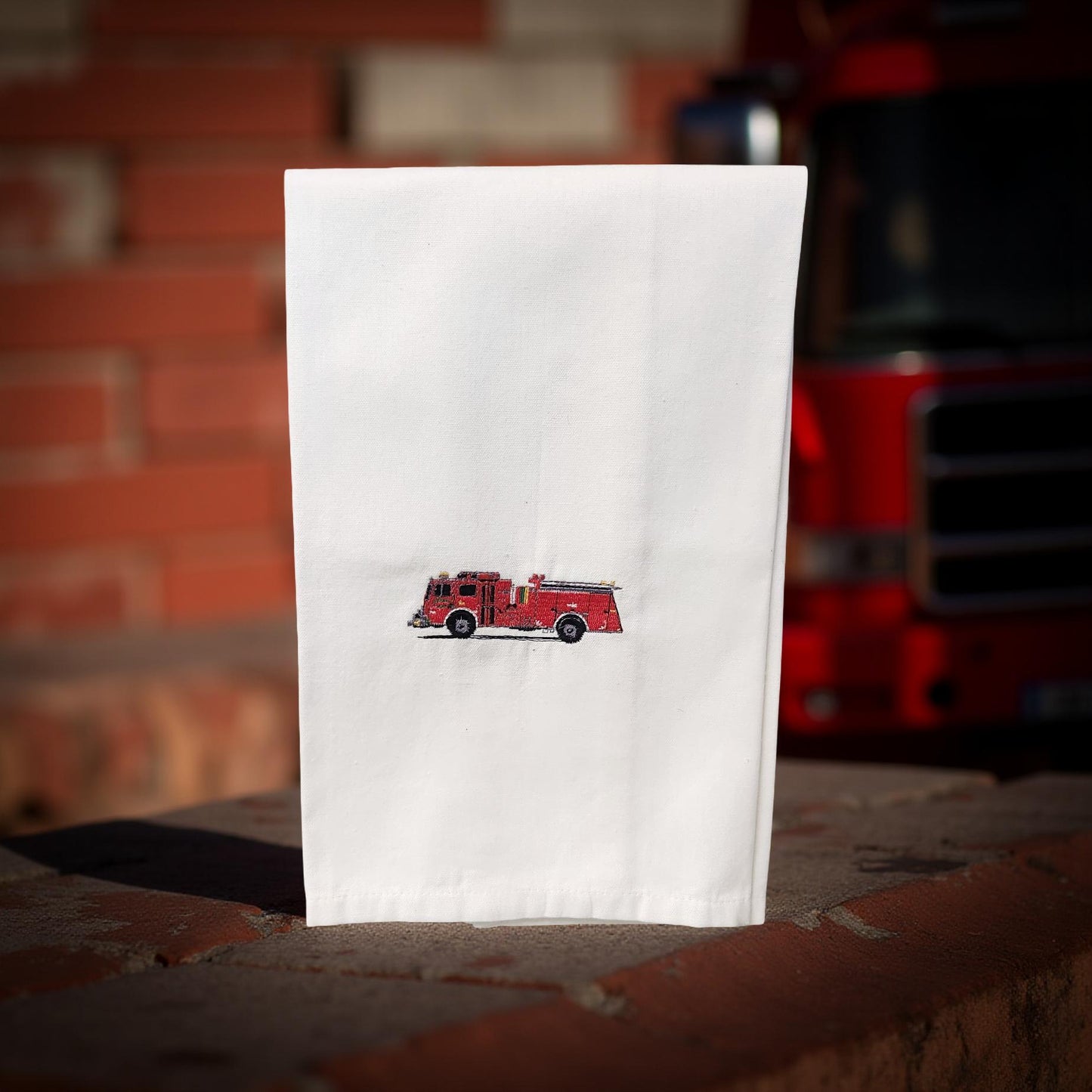 Hand-Crafted Embroidered Summer Fun Hand Towels