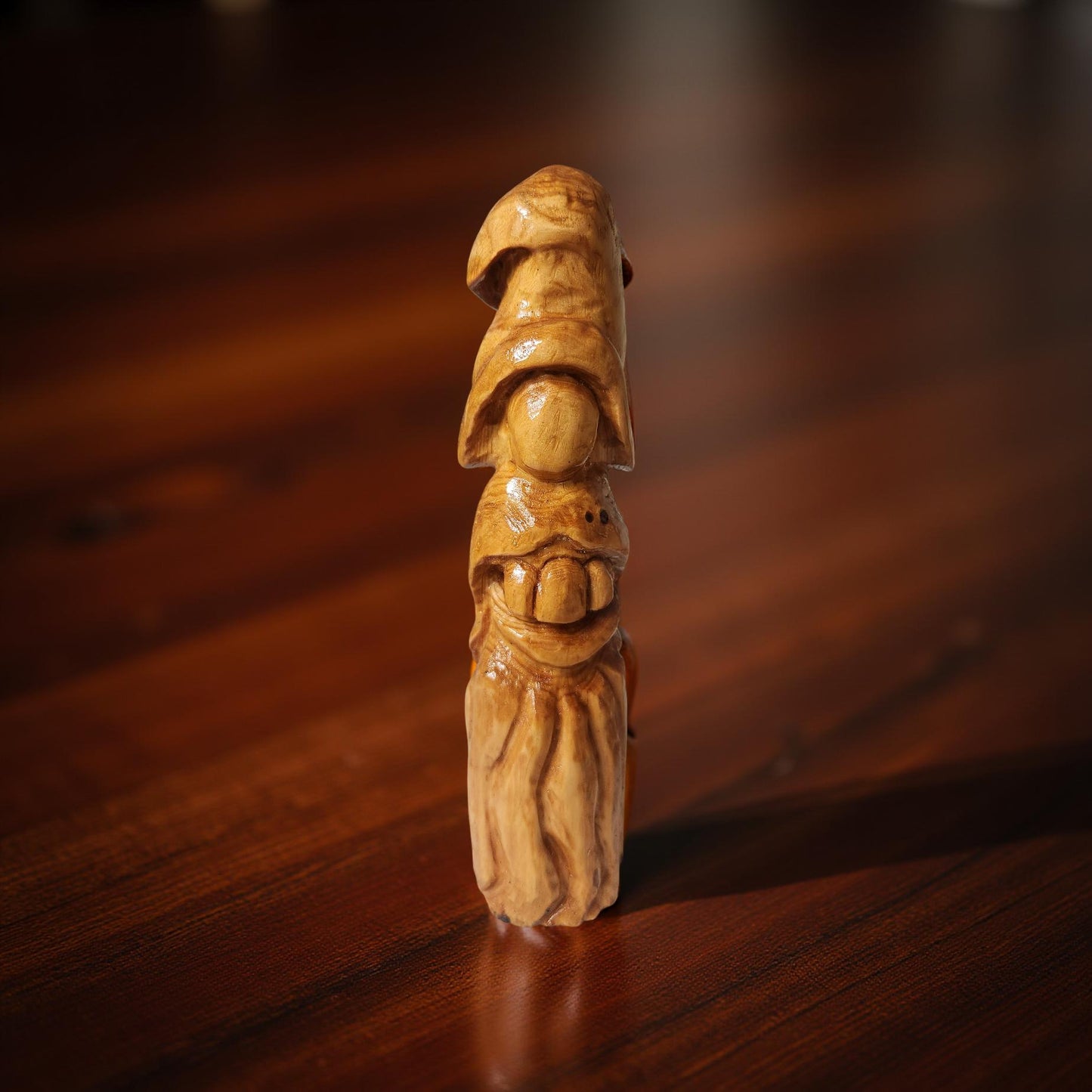 Rustic Hand Carved Wood Spirits Sculptures - One-of-a-Kind Carvings