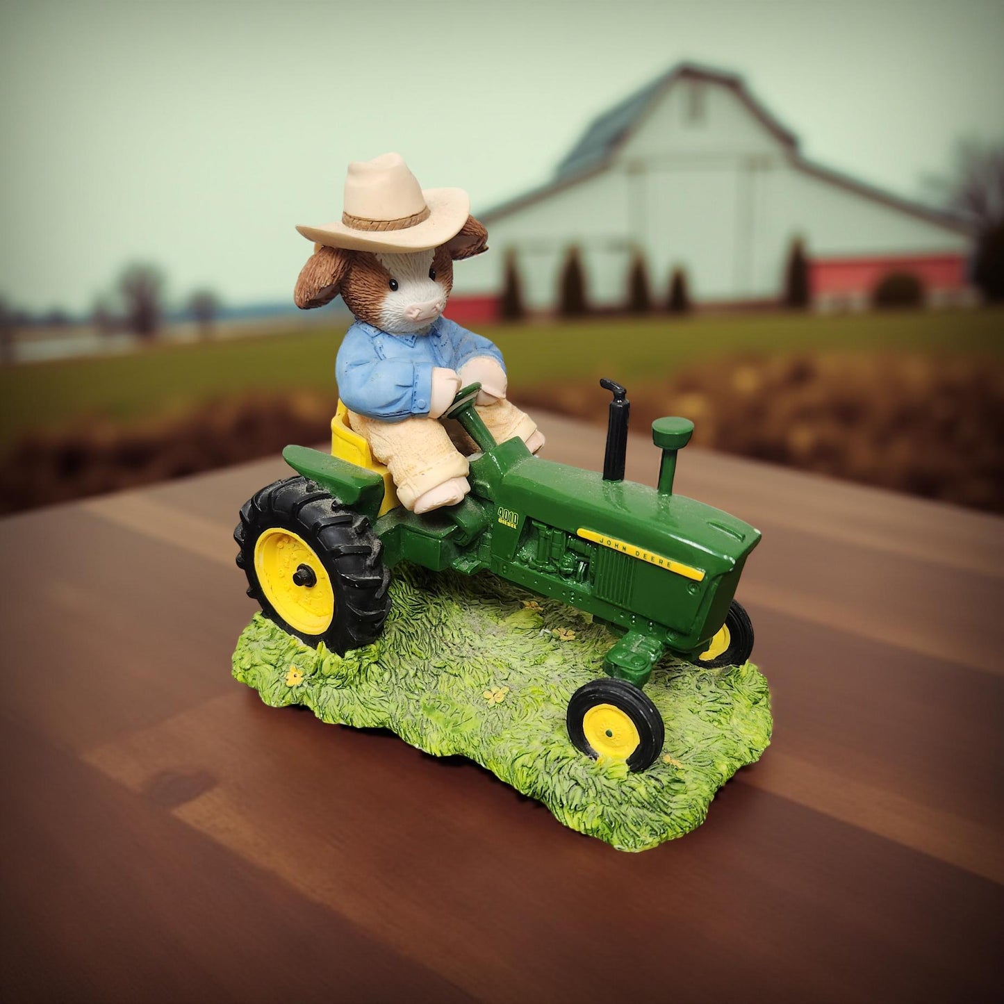 Mary Moo Moos John Deere Tractor