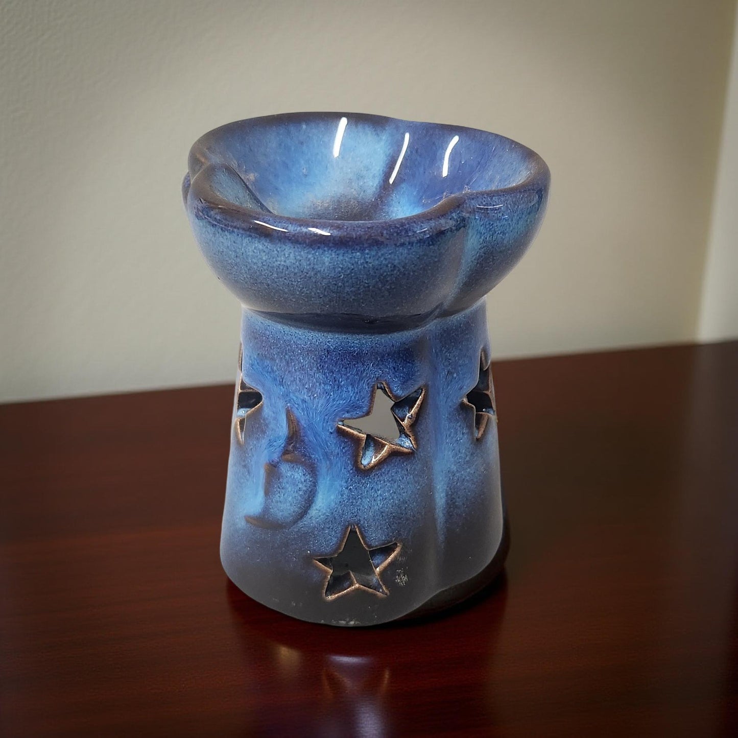 Blue Moon and Stars Wax Melt Holder