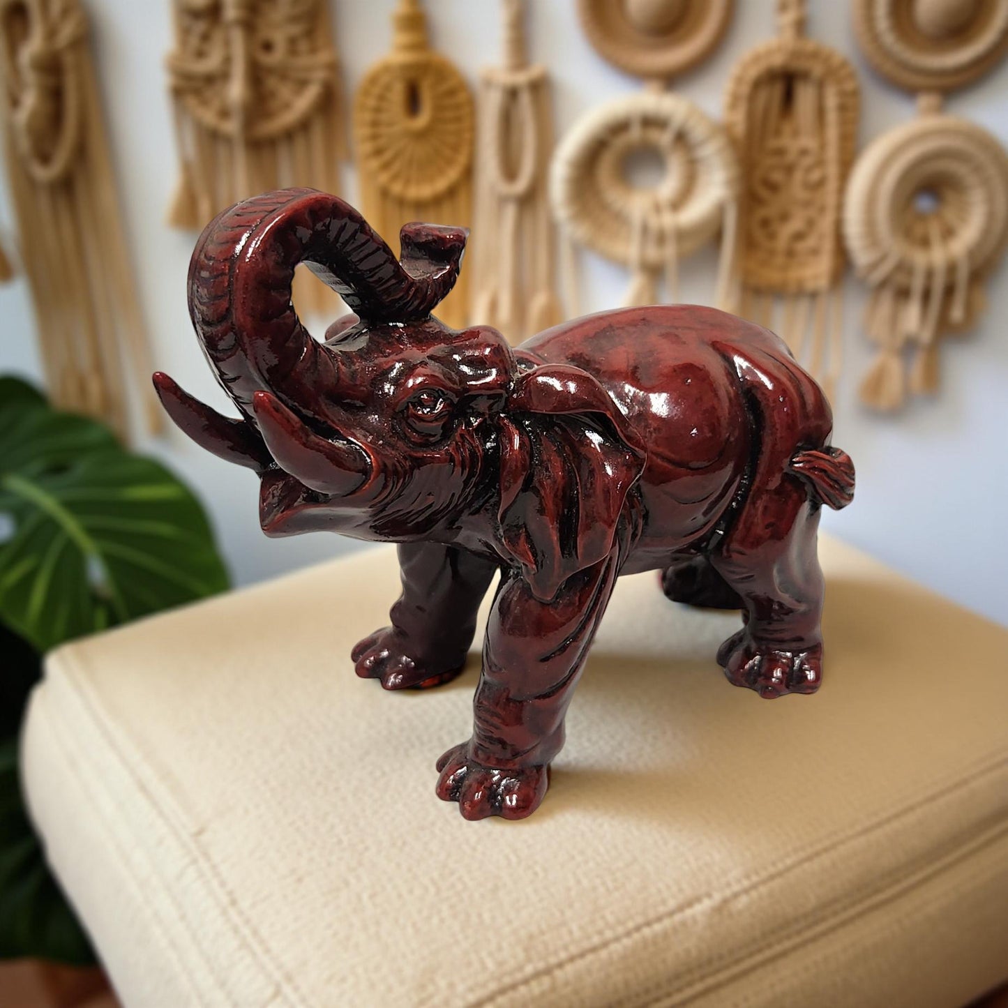 Spiritual Ceramic Statue for Luck and Success Elephant