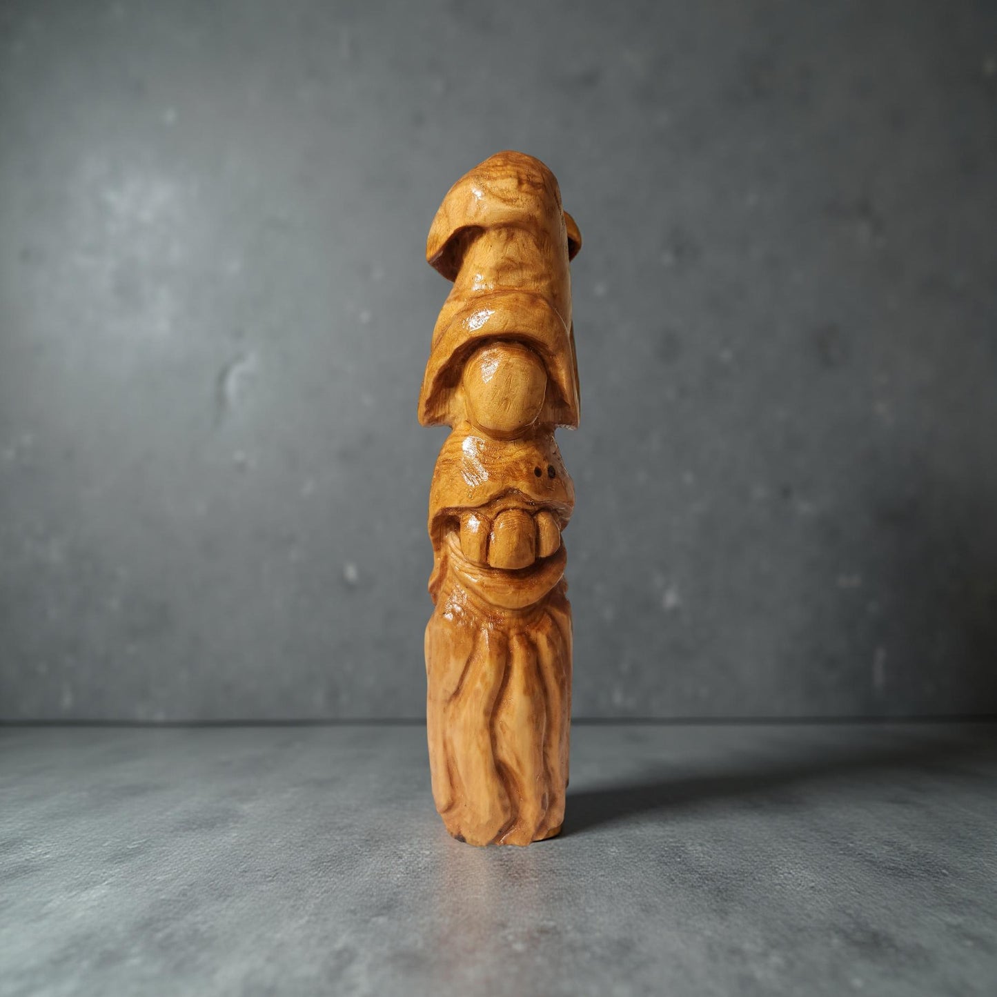 Rustic Hand Carved Wood Spirits Sculptures - One-of-a-Kind Carvings