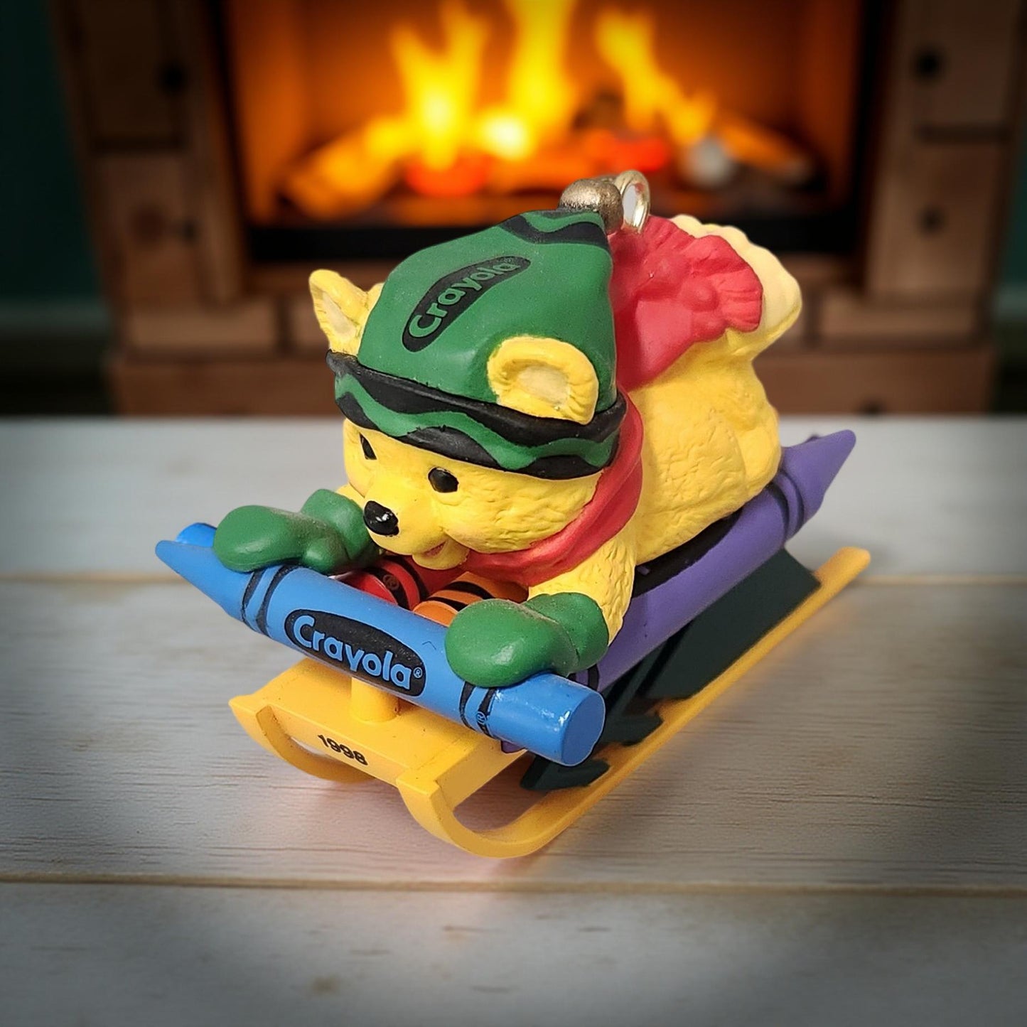 Sledding Colors Ornament - Crayola Bright Hallmark Collection