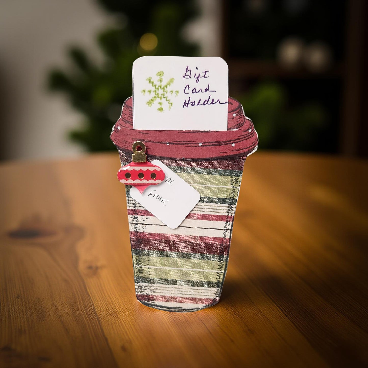 Handmade Gift Card Holders - Coffee and Tea Designs