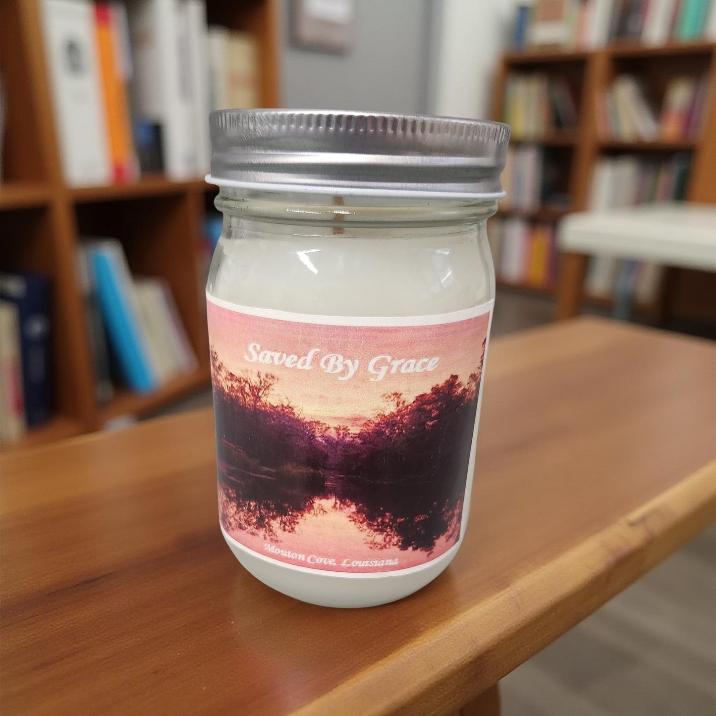 Mason Jar Luxury Wax Candles - Louisiana Scenery
