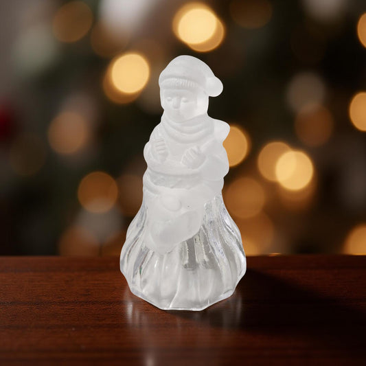 Vintage Celebrations Crystal Santa Bell