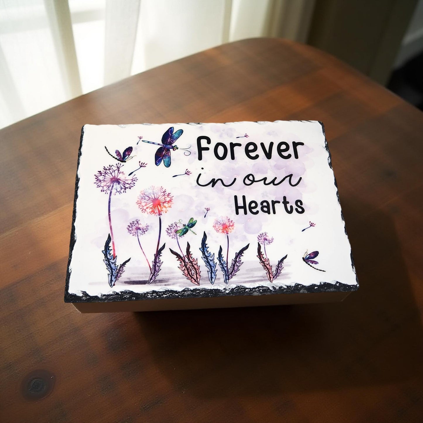 Dragonfly Decorative Slate - Beautiful Memorial Sign
