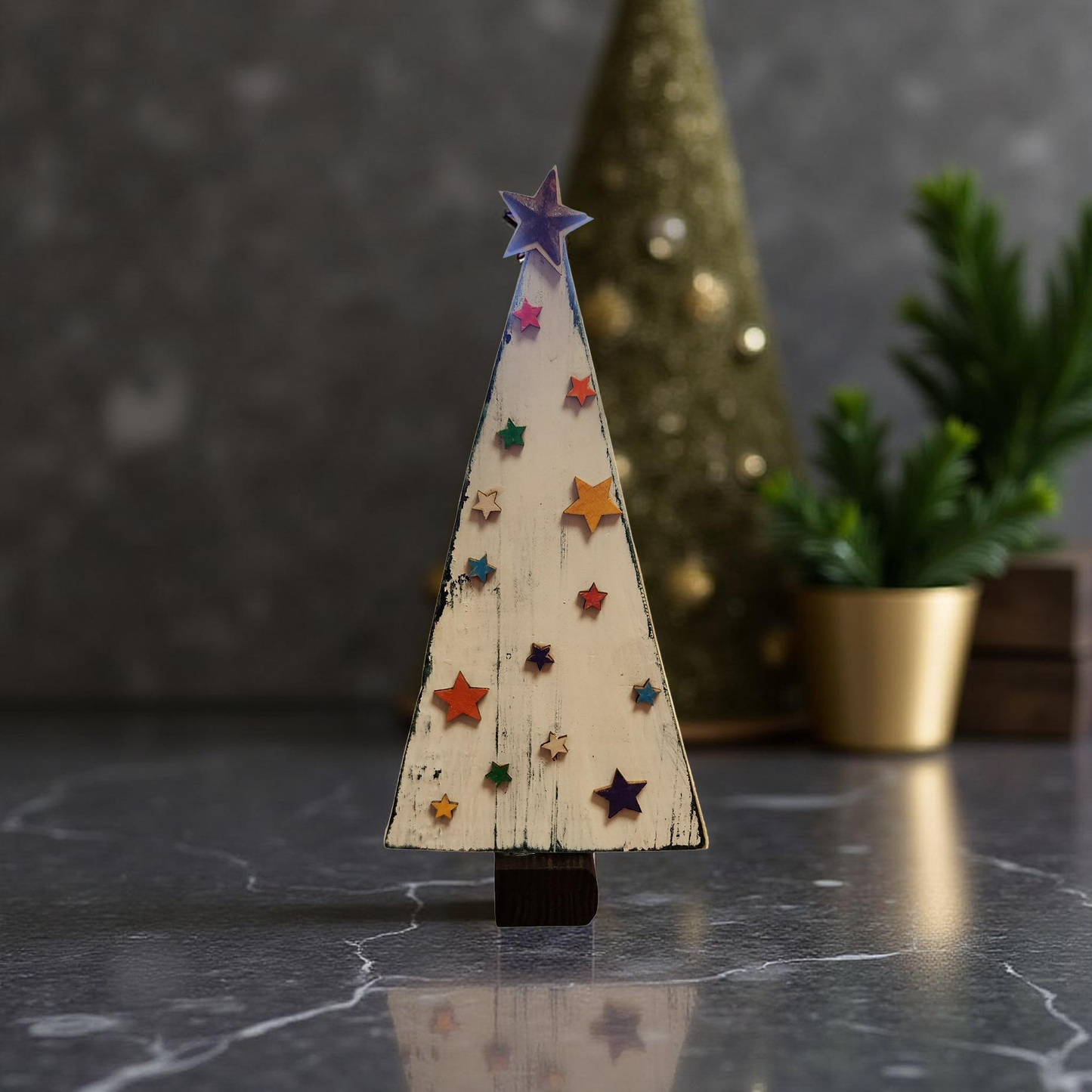 Handmade Wooden Christmas Trees - Louisiana Flare