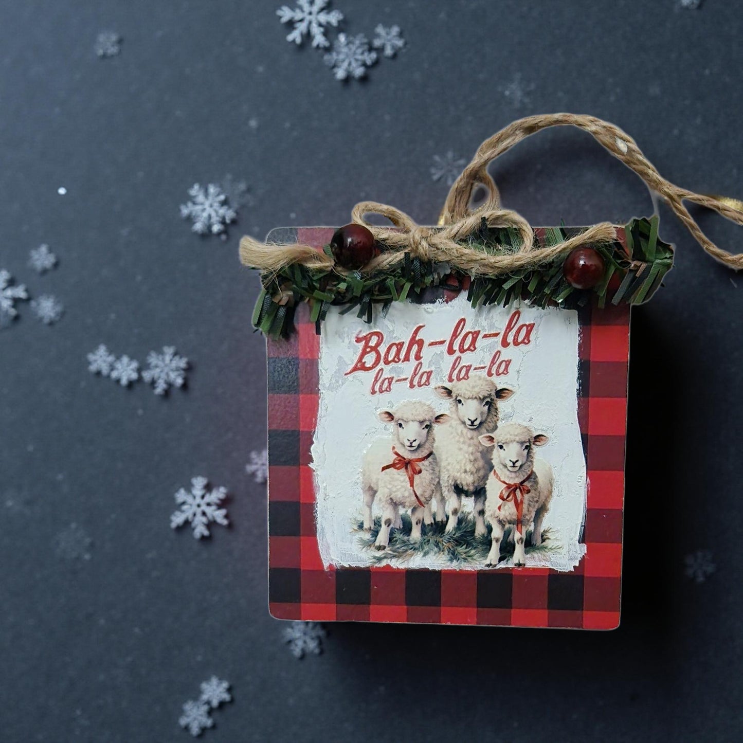 🐷🐴🦌🐔 Farm-Themed Ornament Collection