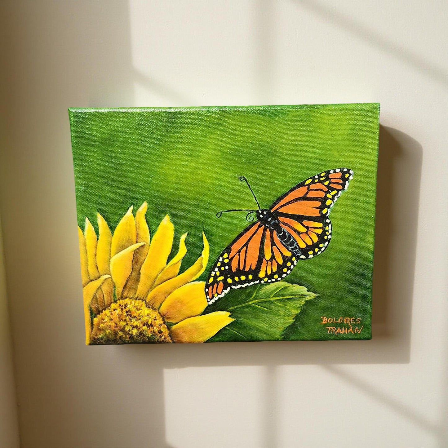 Original Sunflower Oil Painting by Delores Trahan | Nature Inspired Art