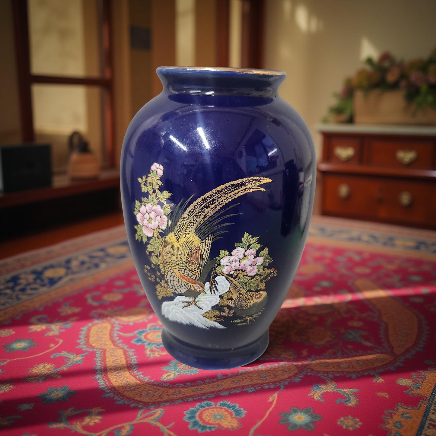 Vintage Cobalt Blue ARDCO Vase - Made in Japan