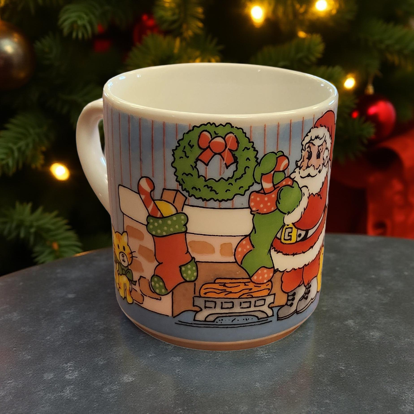 Vintage Christmas Mugs