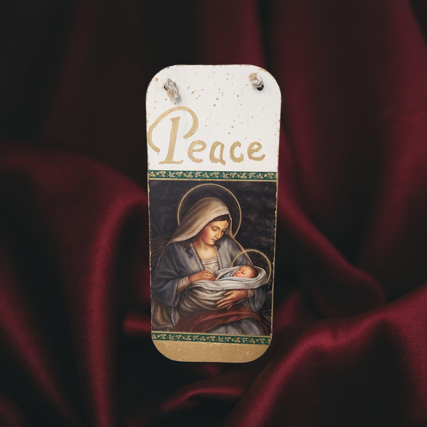 Handmade Wall Art Mary and Jesus